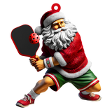 Maxcorners Personalized Pickleball Ornaments, Santa Pickleball, Pickleball Christmas Gift