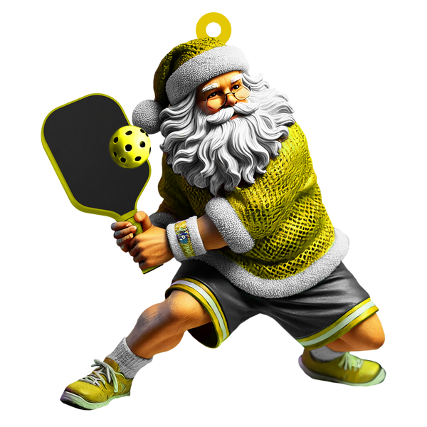 Maxcorners Personalized Pickleball Ornaments, Santa Pickleball, Pickleball Christmas Gift