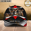Maxcorners Deer Trio Hunting Geometric Multicolor Options Personalized Name 3D Cap