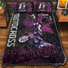 Maxcorners Motocross 14 Personalized Bedding Set