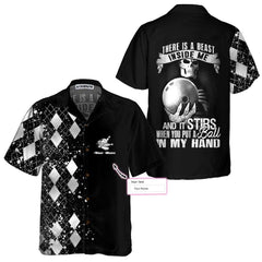 Maxcorners There Is A Beast Inside Me Silver Bowling Hawaiian Shirt