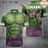 Maxcorners Bowling Muscle Strike Personalized Name 3D Unisex Shirt
