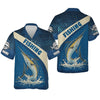 Maxcorners Swordfish Logo Hooded UPF Shirt, Fish Button Up Shirt, Fisherman Outfit, Presents For Fishermen