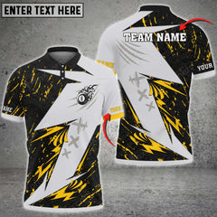 Maxcorners Billiards Ball 8 Color Personalized Name, Team Name Unisex Shirt ( Multicolor Options )