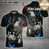 Maxcorners Black Dragon Bowling Ball Strike Power Multioptions Personalized Name, Team Name Unisex 3D Shirt