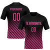 Maxcorners Custom Black Pink Geometric Shape Sublimation Volleyball Uniform Jersey LM2605
