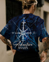 Maxcorners Adventure Awaits Compass All Over Print LM2101