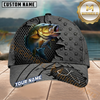 Maxcorners Fishing Gunmetal American Star Torn Mesh Customized Name 3D Cap