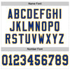 Maxcorners Custom White Royal-Gold Mesh Authentic Football Jersey LM2605