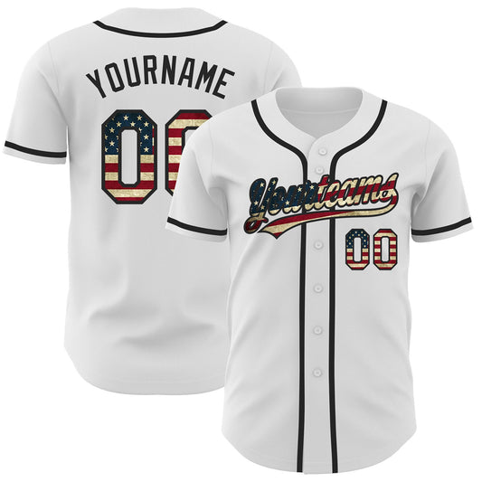 Maxcorners Custom Black Pink-Light Blue Premium American Flag Fashion Baseball Jersey LM0210