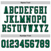 Maxcorners Custom White Kelly Green-Black Mesh Authentic Football Jersey LM2605