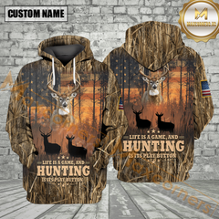 Maxcorners Deer Hunting Nation All Over Print Shirt Best Gift For Hunter