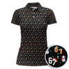 Maxcorners Festive 67 Christmas Pattern Polos, Holiday Golf Shirt For Golfer, Funny Golf Gift For Men