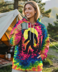 Maxcorners Bigfoot In The Forest Pink Purple Swirl All Over Print LM1601