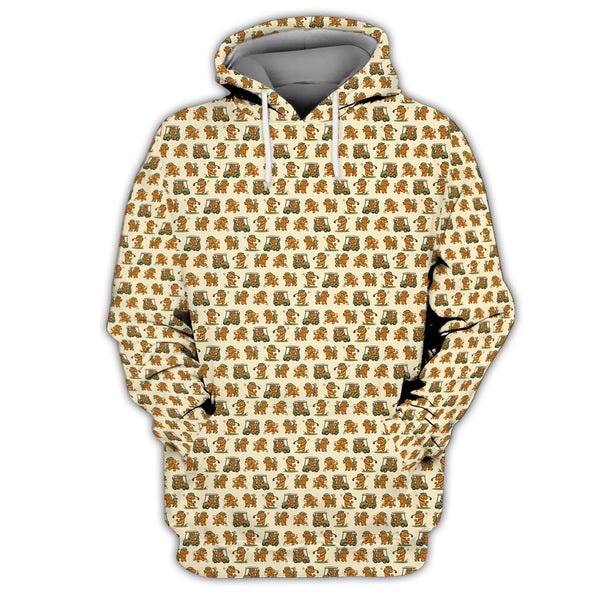 Maxcorners Poodle Golf Shirts For Dog Loving Golfers, Poodle Pattern Golf Shirt, Golf Gift For Golfers