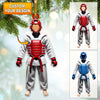 Maxcorners Custom Name Taekwondo Ornament, Taekwondo Christmas Gift 2D Flat LM2111