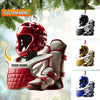 Maxcorners Custom Karate Lover Ornament, Personalized Ornament 2D Flat LM2211