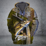 Maxcorners Walley Fish Fishing Shirts For Men And Women 3D Print