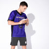 Maxcorners Custom Purple Black-Old Gold Drift Fashion Football Jersey LM2605
