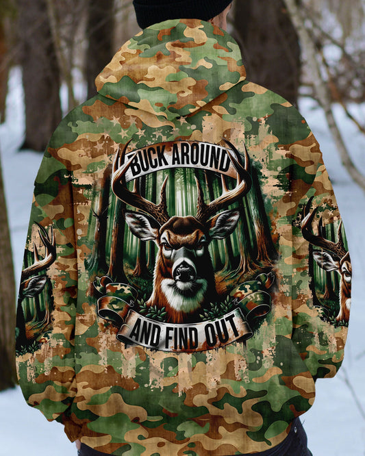 Maxcorners Buck Around And Find Out Deer Hunting All Over Print LM1601