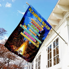 Maxcorners Camping Happy Campers Flag VT23