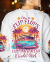 Maxcorners Flip Flops Camping Ocean Kinda Girl All Over Print LM2101