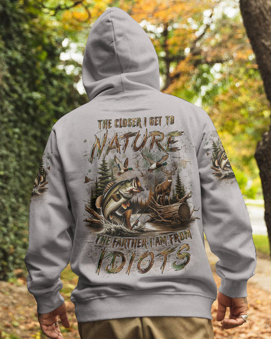 Maxcorners The Closer I Get To Nature Hunting Fishing All Over Print LM2101