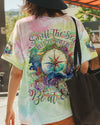 Maxcorners Smell The Sea Feel The Breeze Compass All Over Print LM2101