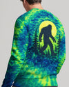 Maxcorners Bigfoot In The Forest Green Blue Swirl All Over Print LM1601