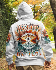 Maxcorners (Hot Deal) Not All Who Wander Are Lost Bigfoot Compass All Over Print LM1601