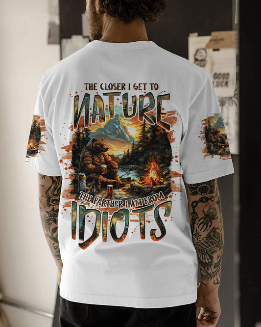 Maxcorners The Closer I Get To Nature Bear All Over Print LM2101