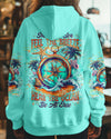 Maxcorners Smell The Sea Feel The Breeze Compass All Over Print LM1501