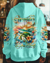 Maxcorners Not All Who Wander Are Lost Turtle Compass All Over Print LM1501