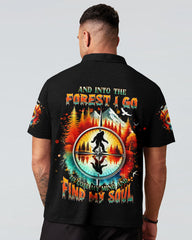 Maxcorners And Into The Forest I Go Bigfoot Compass All Over Print LM1601