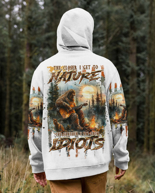 Maxcorners The Closer I Get To Nature Bigfoot Guitar All Over Print LM2101