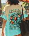 Maxcorners Smell The Sea Feel The Breeze Turtle Compass All Over Print LM1501