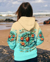 Maxcorners Smell The Sea Feel The Breeze Turtle Compass All Over Print LM1501