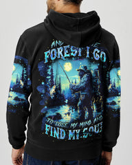 Maxcorners And Into The Forest I Go Bigfoot Fishing All Over Print LM1601