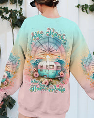 Maxcorners Life Rocks When Your Home Rolls Compass All Over Print LM2101