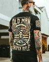 Maxcorners Never Underestimate An Old Man With A Sniper Rifle All Over Print LM1601