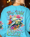 Maxcorners Stay Wild Ocean Child Turtle All Over Print LM2101