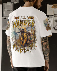 Maxcorners Not All Who Wander Are Lost Sloth All Over Print LM2101