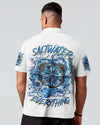Maxcorners Saltwater Heals Everything Compass Waves Ocean All Over Print LM1501