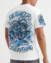 Maxcorners Saltwater Heals Everything Compass Waves Ocean All Over Print LM1501