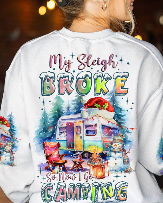 Maxcorners My Sleigh Broke Camping Christmas All Over Print LM2101