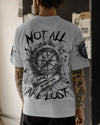 Maxcorners Not All Who Wander Are Lost Compass All Over Print LM1501