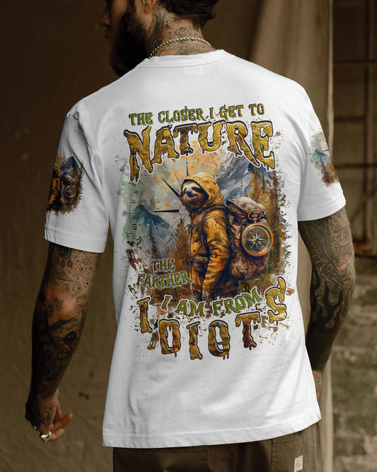Maxcorners The Closer I Get To Nature Sloth All Over Print LM2101