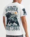 Maxcorners Not All Who Wander Are Lost Bear Compass All Over Print LM1501