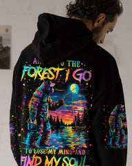 Maxcorners And Into The Forest I Go Bigfoot Fishing All Over Print LM1601