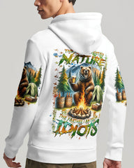 Maxcorners The Closer I Get To Nature Bear All Over Print LM2101